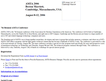 Tablet Screenshot of amta2006.amtaweb.org